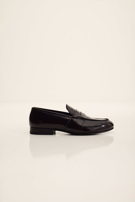 Men's Penny Loafer - Burgundy | Ron Tomson