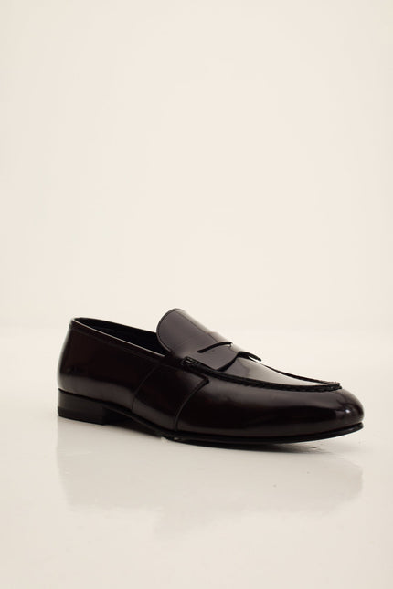 Men's Penny Loafer - Burgundy | Ron Tomson