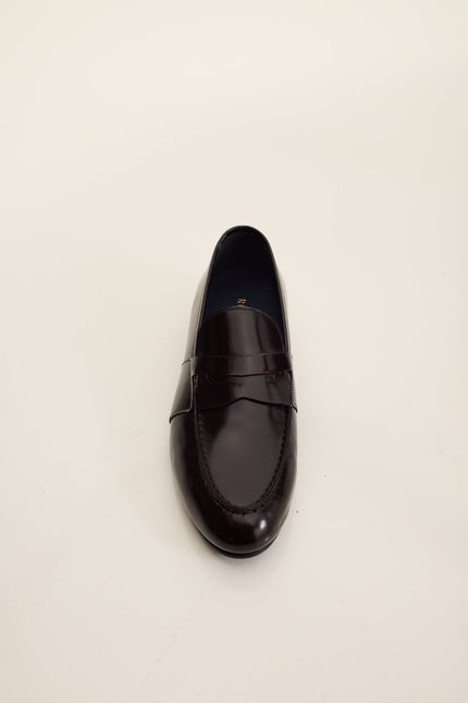 Men's Penny Loafer - Burgundy | Ron Tomson