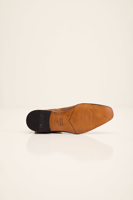 Men's Suede Chelsea Boot - Tan Suede | Ron Tomson