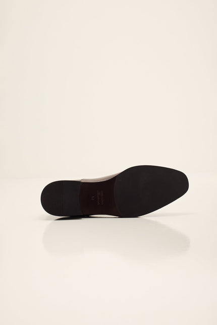 Men's Leather Cap Toe Oxfords - Brown | Ron Tomson