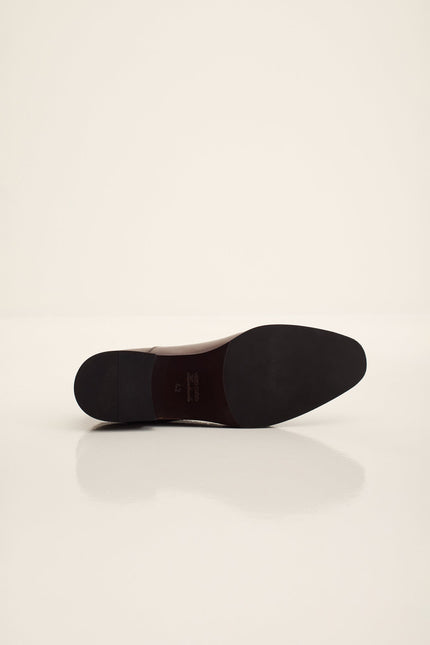 Men's Leather Oxford Shoe - Brown | Ron Tomson