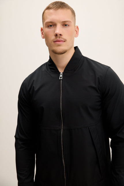 Men's High Performance Breathable Jacket - Black | Ron Tomson