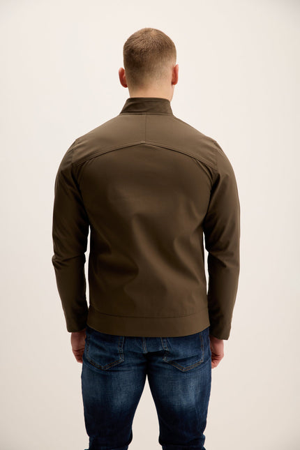 Men's High Performance Breathable Jacket - Khaki | Ron Tomson