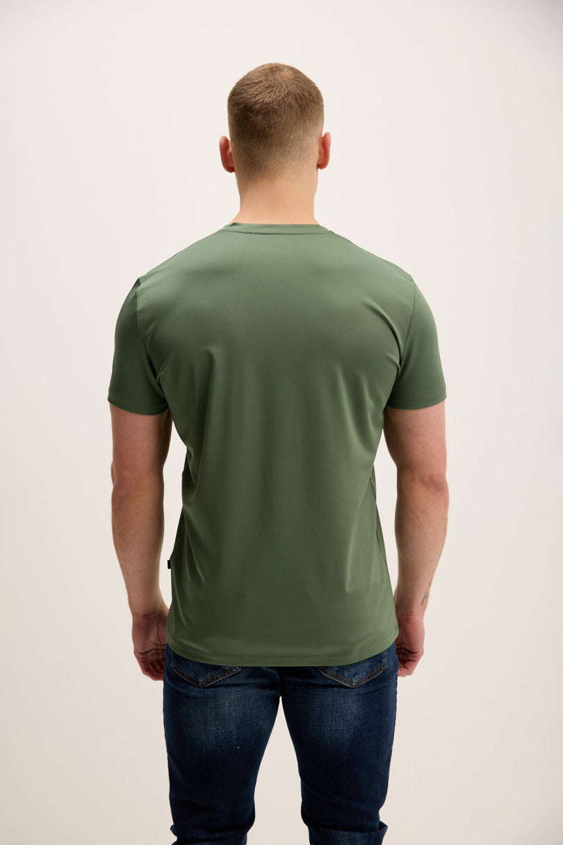 Men's Fitted T-Shirt - Olive | Ron Tomson