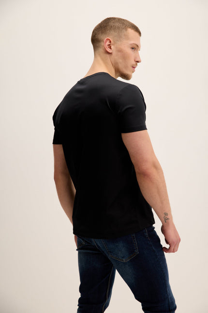 Men's Crew T-Shirt - Black | Ron Tomson