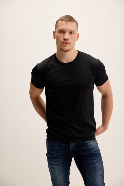 Men's Crew T-Shirt - Black | Ron Tomson