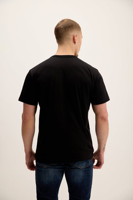 Men's Lightweight Cotton T-Shirt - Black | Ron Tomson