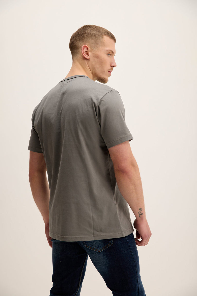 Men's Lightweight Cotton T-Shirt - Anthracite | Ron Tomson