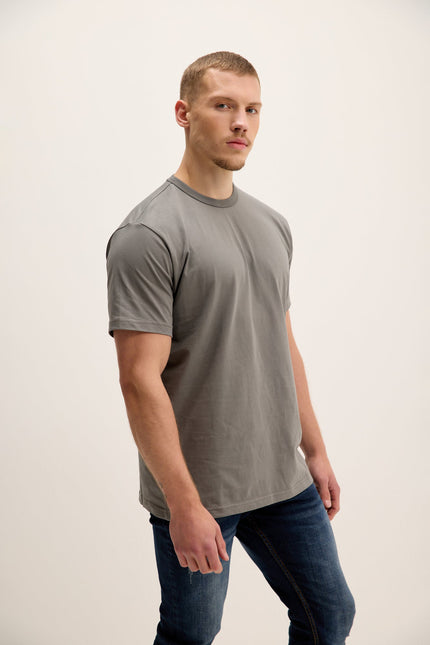 Men's Lightweight Cotton T-Shirt - Anthracite | Ron Tomson