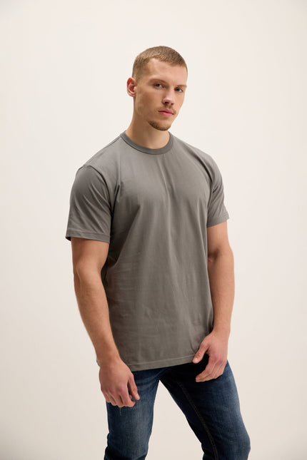 Men's Lightweight Cotton T-Shirt - Anthracite | Ron Tomson