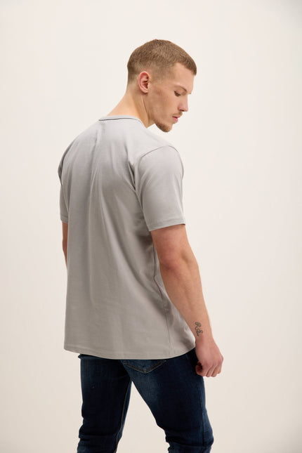 Men's Lightweight Cotton T-Shirt - Grey | Ron Tomson
