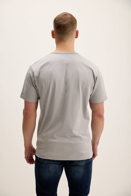 Men's Lightweight Cotton T-Shirt - Grey | Ron Tomson