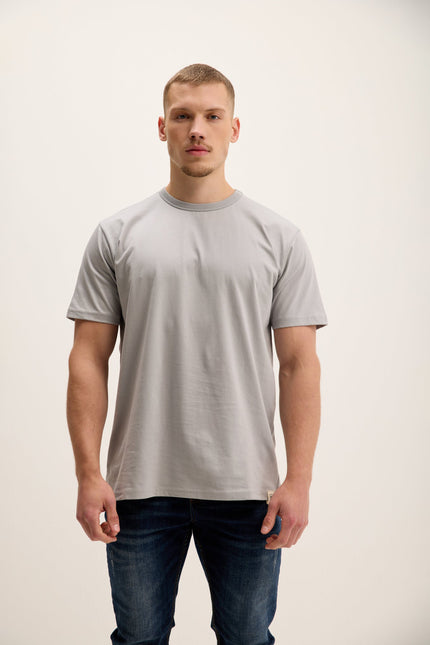 Men's Lightweight Cotton T-Shirt - Grey | Ron Tomson