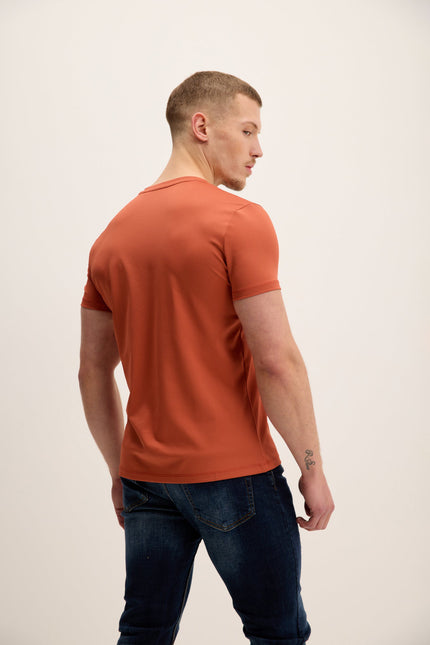 Men's V-neck Fitted Tee - Tile | Ron Tomson