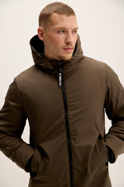 Men's Seamless Parka - Khaki | Ron Tomson