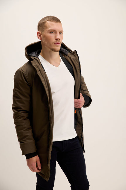 Men's Seamless Parka - Khaki | Ron Tomson