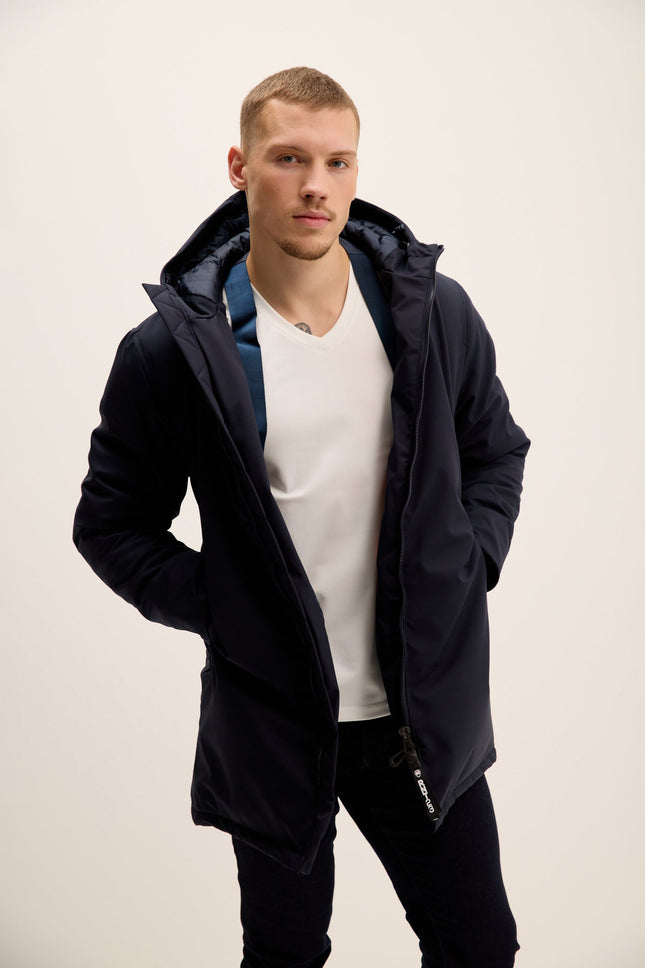Men's Seamless Parka - Navy | Ron Tomson