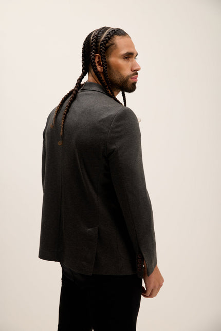 Men's Classic Fit Jetsetter Blazer - Anthracite | Ron Tomson
