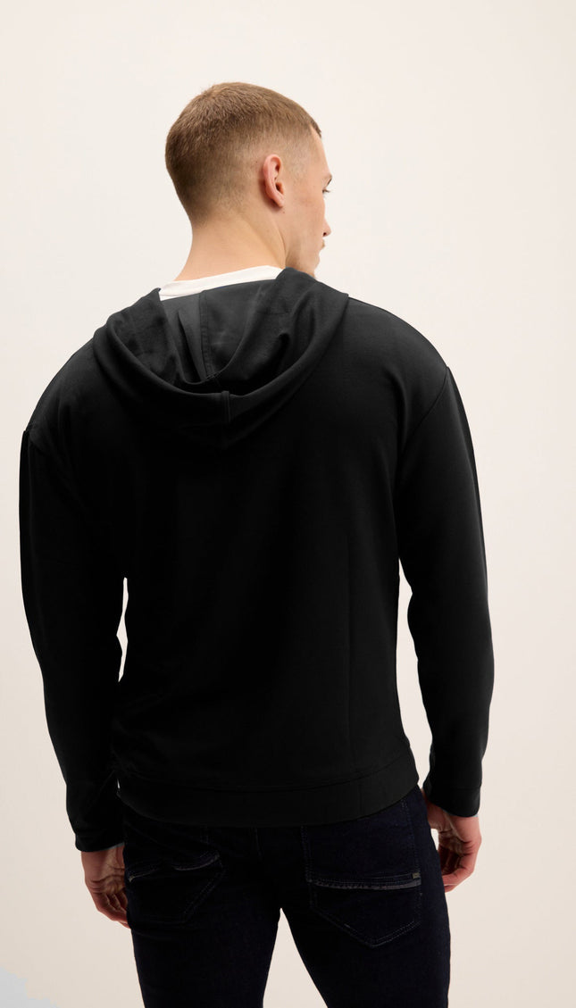 Hooded Sweater - Black