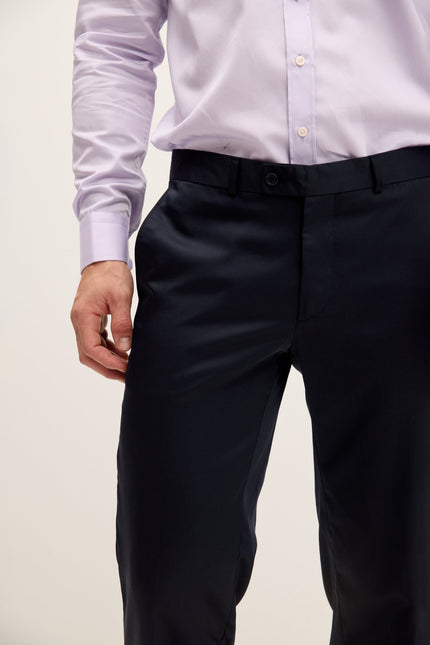 Men's Tailored Tuxedo Pants - Dark Navy | Ron Tomson