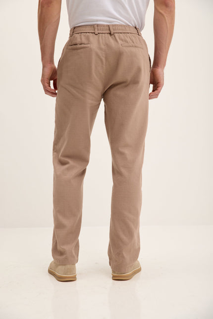 Men's Relaxed Cotton Drawstring Pants - Vizon | Ron Tomson