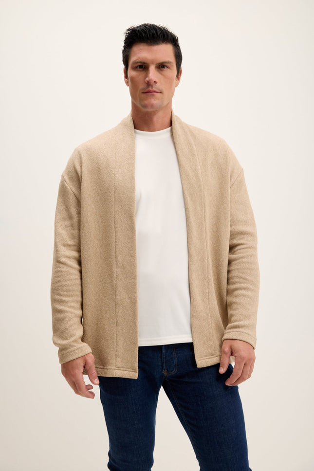 Men's Open-Front Cardigan - Vizon | Ron Tomson