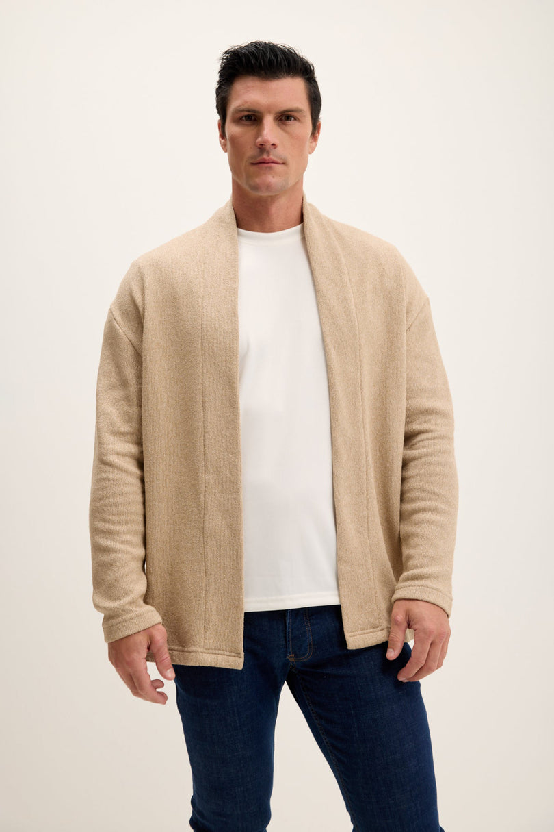 Men's Open-Front Cardigan - Vizon | Ron Tomson