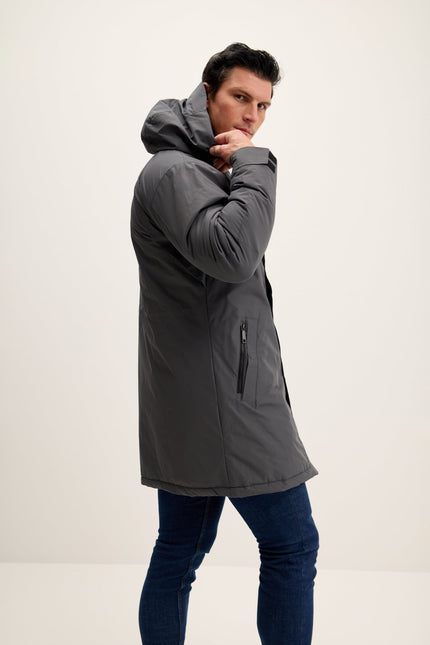 Men's Waterproof Parka - Dark Anthracite | Ron Tomson