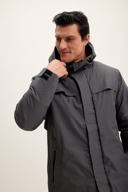 Men's Waterproof Parka - Dark Anthracite | Ron Tomson
