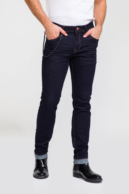 Indigo Denim Jeans - Dark Blue