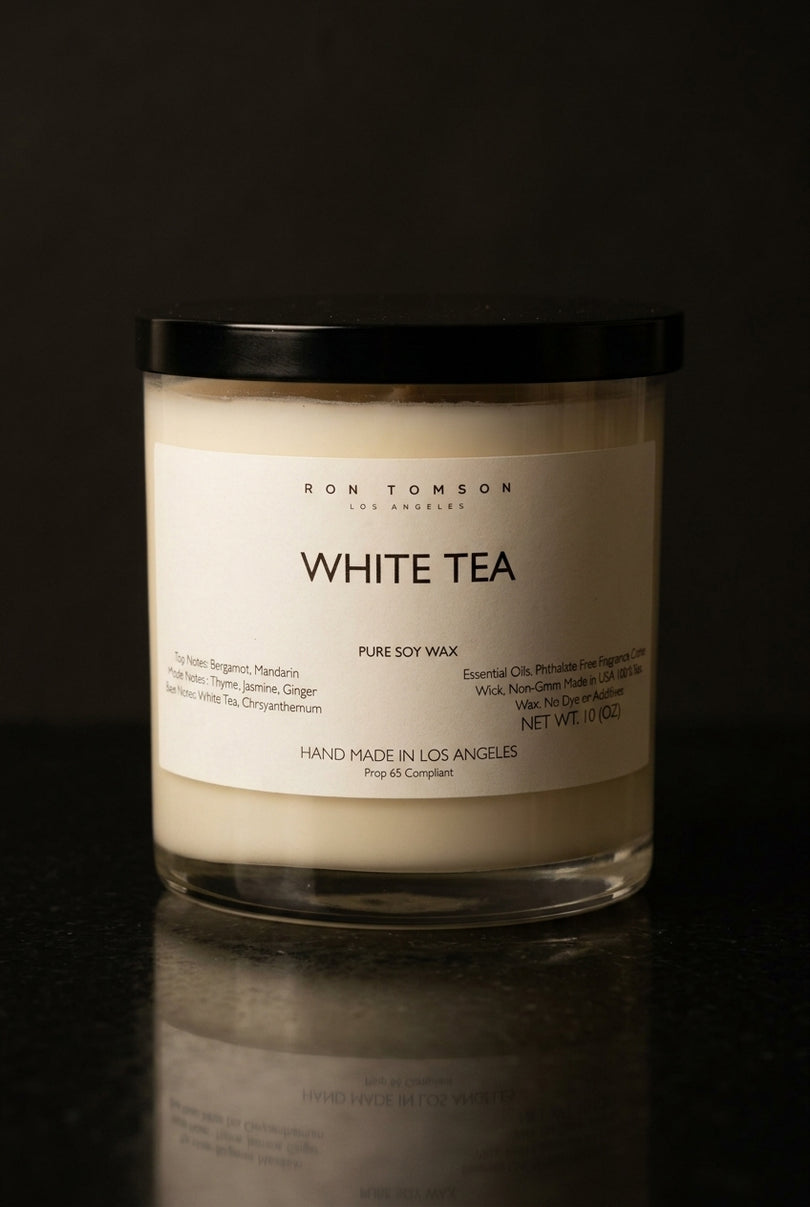 Pure Soy Wax Candle - White Tea - hero