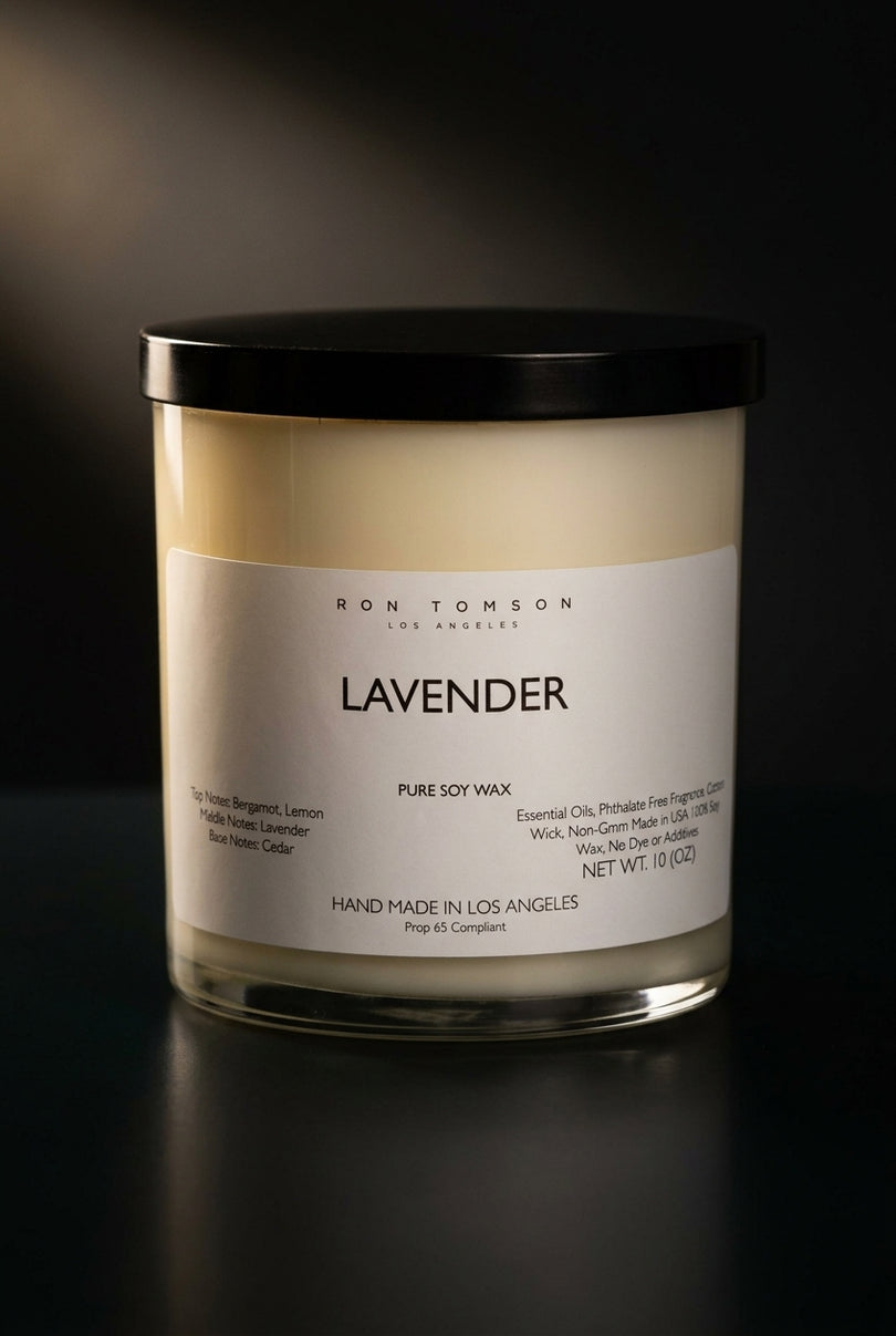Pure Soy Wax Candle - Lavender - hero