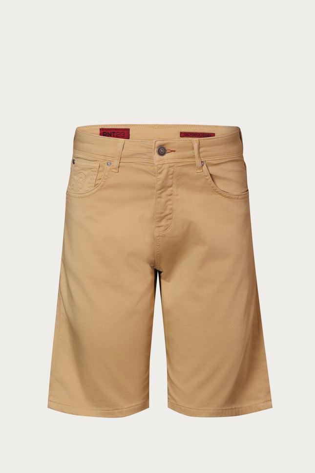 5 - Pocket Lightweight Shorts - Camel - Ron Tomson