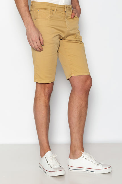 5 - Pocket Lightweight Shorts - Camel - Ron Tomson