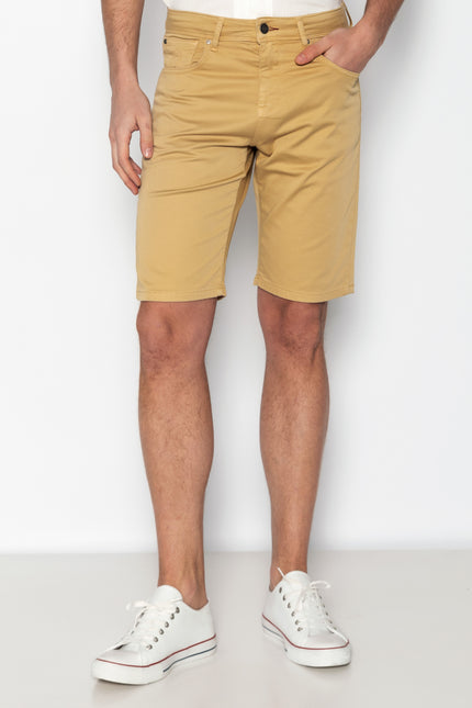 5 - Pocket Lightweight Shorts - Camel - Ron Tomson