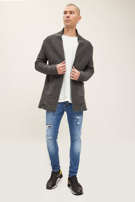Cozy Knit Jacket - Anthracite