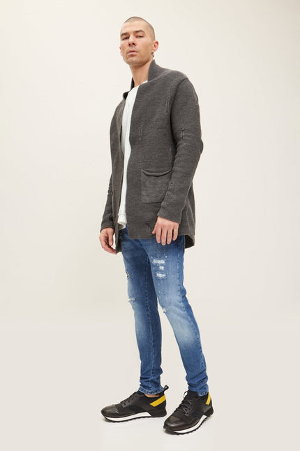 Cozy Knit Jacket - Anthracite