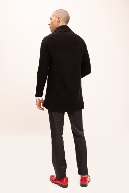 Cozy Knit Jacket - Black