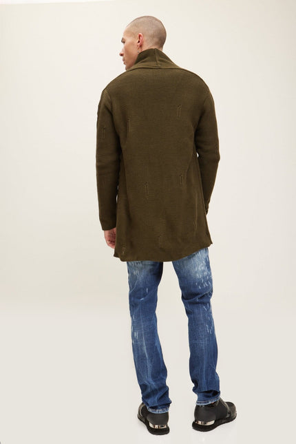 Cozy Knit Jacket - Khaki