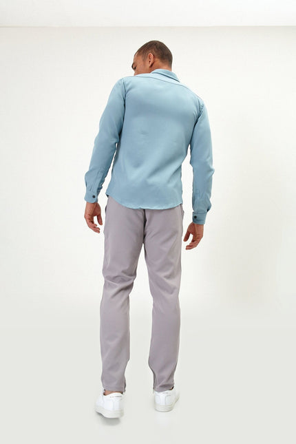 Tonal Overshirt - Teal Green