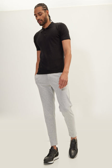 Relaxed Pull-On Pants - Grey