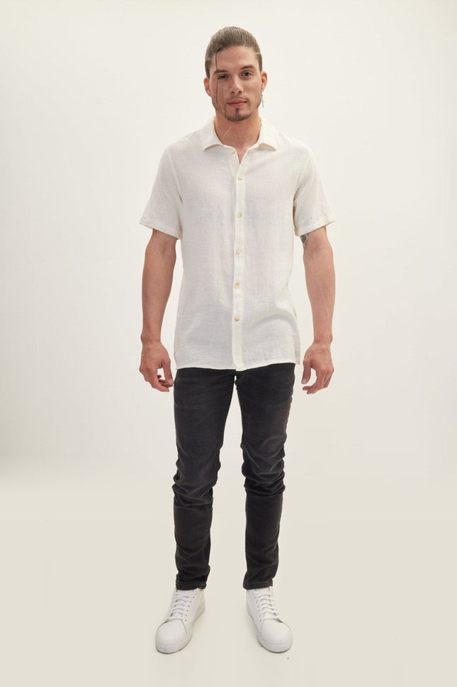 Cotton Polo Shirt - Off-White