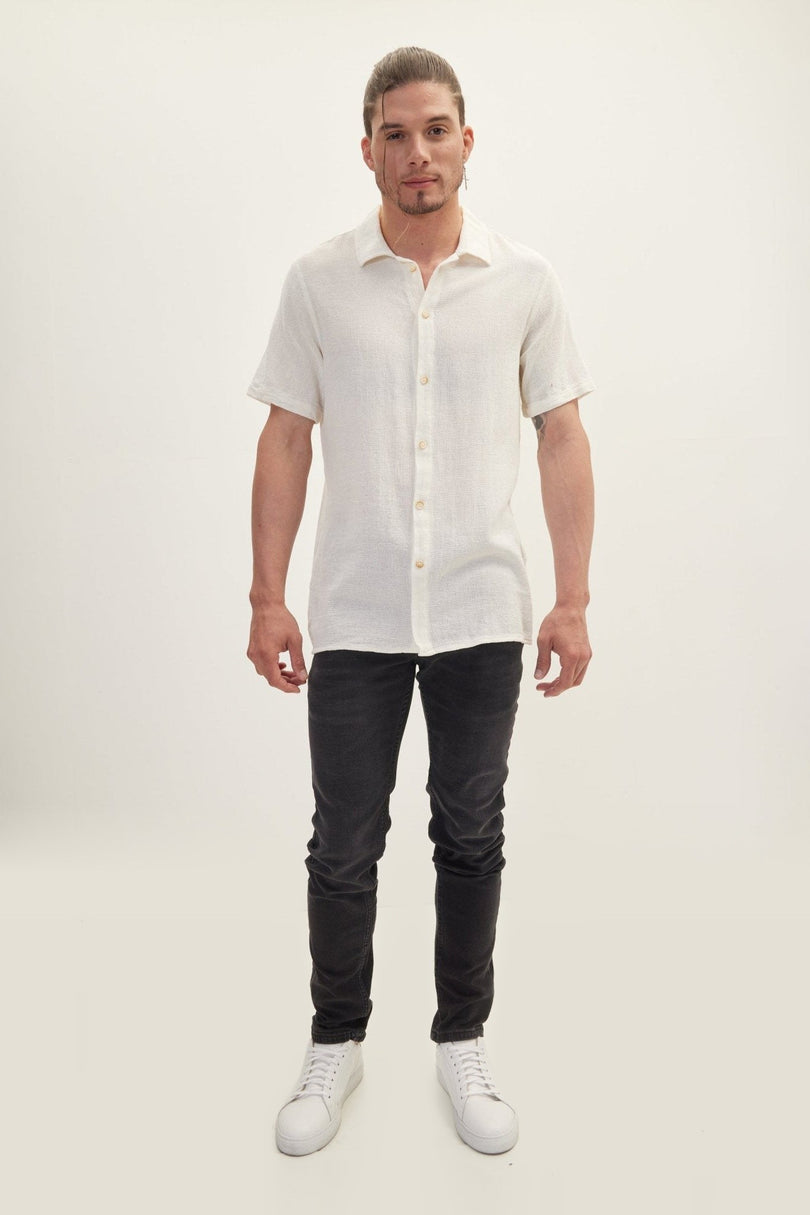 Cotton Polo Shirt - Off-White