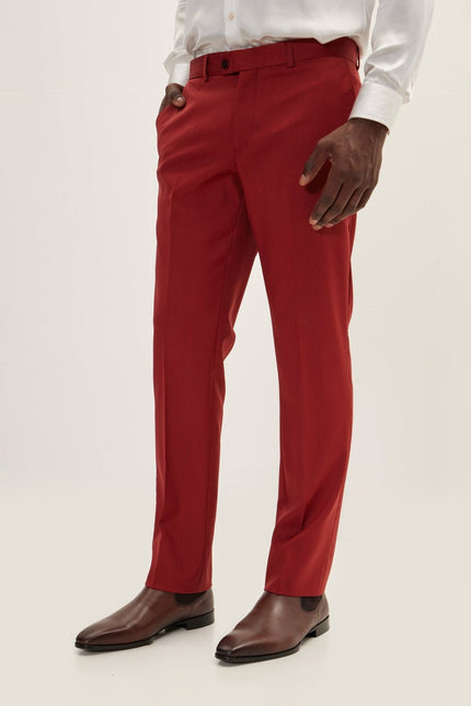 Vitale Merino Wool Single-Breasted Suit - Rust