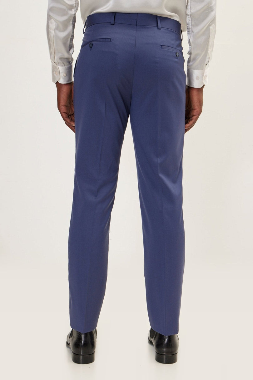 Vitale Merino Wool Single-Breasted Suit - Indigo