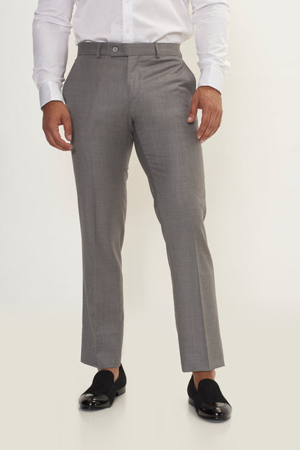 Super 180s Wool and Silk Single-Breasted Suit - Grey