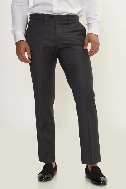 Super 180s Wool and Silk Single-Breasted Suit - Slate Grey