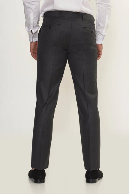 Super 180s Wool and Silk Single-Breasted Suit - Slate Grey