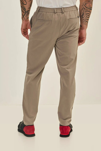 Wrinkle-Free Tapered Travel Pants - Vizon